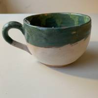 Tasse mit Drachen Handgetöpfert Tontasse Keramikasse Drachenliebhaber Drachen Mystik niedlich Kuscheltasse, Kindertasse Bild 5