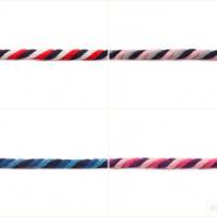 2m Kordel gedreht XXL 12mm Baumwolle rot blau rosa grau Hoodieband Bild 1