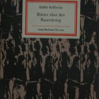 Insel-Bücherei  Nr.1005 - Käthe Kollwitz - Blätter über den Bauernkrieg - mit 31 Tafeln Bild 1