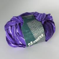 Bändchengarn - violett - Lana Grossa  - glamore - Merino - Polyamid - Restbestand 95 Gramm Bild 1