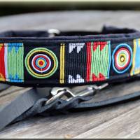 Hundehalsband MASSAI, Zugstopp Halsband für Hunde, in vier Farben, Martingale, Rhodesian Ridgeback, Afrika Bild 7