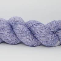 Handgefärbte Sommer Sockenwolle  Wollelfe "Lavender", 100 g Strang Bild 2
