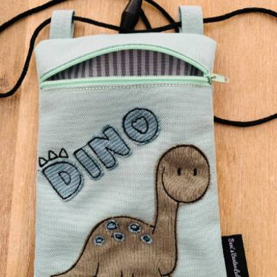 Brustbeutel Dino, personalisierbar