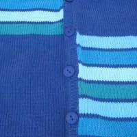 Jungenjacke Kinderjacke aus Baumwolle Größe 110 bis 116 in Blau mit Streifen Bild 4