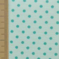 Mintfarbvener Jersey mit kleinen Tupfen Punkten Dots 50 x 145 cm Stoff nähen Bild 2
