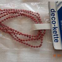 Filz-Dekoband mit roter Perlendekokette Bild 3