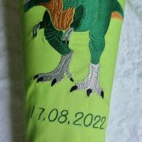 Dinosaurier Schultüte Zuckertüte Einschulung mit Namen Bild 3