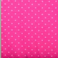 Pinkfarbener Jersey mit kleinen Tupfen Punkten Dots 50 x 145 cm Stoff nähen Bild 2