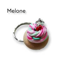 Cupcake Schlüsselanhänger aus Fimo, mit Farbwechsel bei Wärme, verschiedene Sorten, Geschenkidee Bild 9