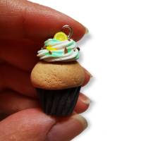 Cupcake Charms aus Fimo, mit Farbwechsel bei Wärme, verschiedene Sorten, Geschenkidee Bild 10