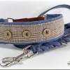 Halsband GLENCHECK mit Zugstopp für deinen Hund, Hundehalsband in rot oder blau Bild 1
