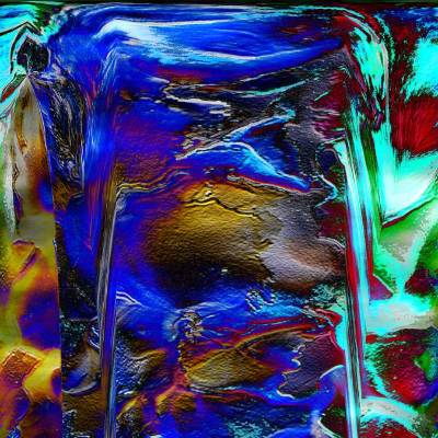 Wilde Wasser - Digital-ART - Kunstwerk 1/10 – Design Ulrike Kröll