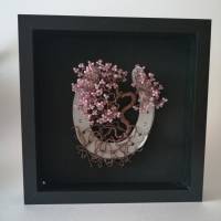 Drahtbaum als Kirschblütenbaum im Bonsai Look mit Hufeisen/ Geschenk zur Hochzeit, Geburt & Taufe/ Wunsch Anfertigung Bild 5