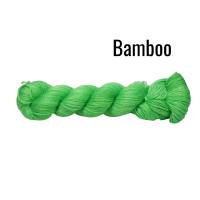 Handgefärbte Sockenwolle mit Bambus, 4fädig,100 g Strang, Farbe: "Edition Sockolores, Glücksmoment" Bild 1