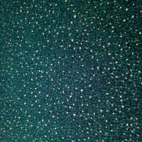 Patchworkstoff Star Springle,  grüner Quiltstoff mit  goldenen Sterne, Tannenbäume und Schrift Bild 5