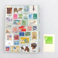 Notizbuch, Pferde, Briefmarken, Upcycling, DIN A5, 300 Seiten Bild 4