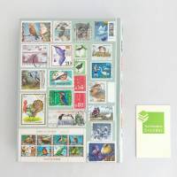 Notizbuch, Vögel, Briefmarken, Upcycling, DIN A5, 300 Seiten Bild 3