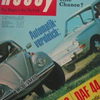 Hobby - Das Magazin der Technik - Nr.24/67  29.11.1967  - Automatikvergleich:  VW 1500 / DAF 44 Bild 1