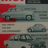 mot prüft Autos - Nr. 4  April  1963 -  Skoda - VW Standard- BMW 1500 Bild 1