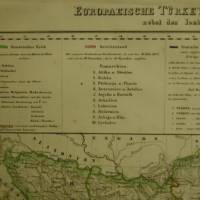 von 1856 Handcolorietes Blatt -   -Europaeische Türkey und Griechenland nebst den Ionischen Inseln mit historischen Rand Bild 2