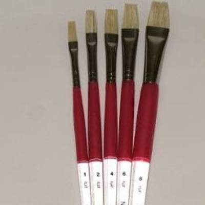 Borstenpinsel W&N Natural Grip Flach Gr. 4