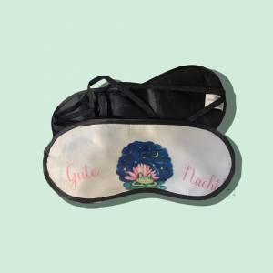 Personalisierte Augenmasken Personalisierte Schlafmasken Personalisierte Satin Augenmasken Bild 2