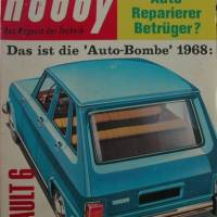 Hobby - Das Magazin der Technik - Nr. 22   1.11.1967  -  das ist die Auto-Bombe 1968 Bild 1