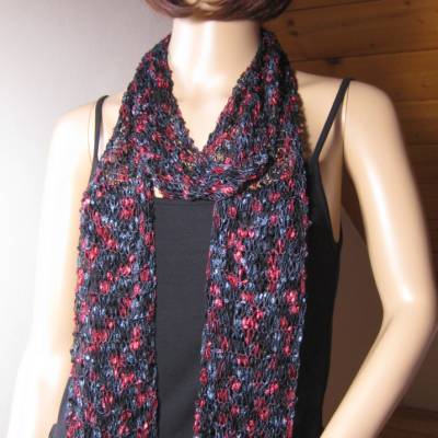 Schmuckschal, Schal aus tollem Effektgarn, vielseitig zu stylen
