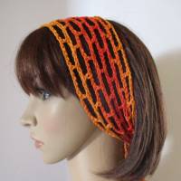 Haarband, Stirnband in tollen Farben mit Farbverlauf, Haarschmuck, gehäkelt Bild 3