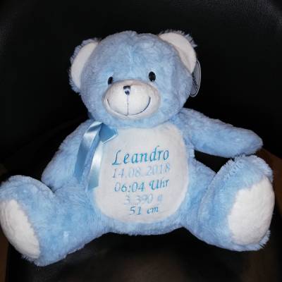 Plüschtier Bär mit Namen