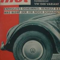mot - Nr.6  Juni  1962   -   Renault R 8  -  VW 1500 Variant Bild 1