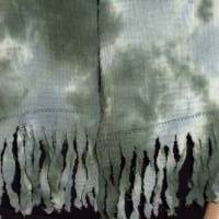 Schal, Batik, Vintage-Style, aus Musselin Bild 3