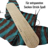 Sockenlineal von Tanja Steinbach, für 6fach oder 8fach  Sockenwolle Bild 9