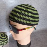Männermütze extrakurz (ohrfrei), Mütze im Spiral-Design, aus Baumwolle mit Elasthan Bild 1