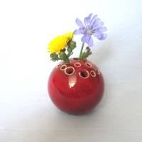 Steckvase Keramik, Ikebana, Minivase Bild 3