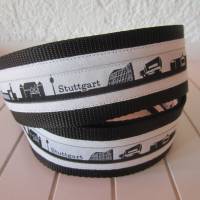 Koffergurt - Kofferband - Stuttgart - schwarz weiß Bild 3