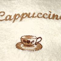 Küchenhandtuch in beige Cappuccino" bestickt von Hobbyhaus Bild 10
