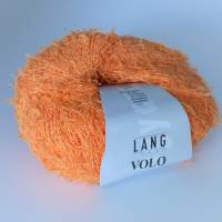 Fransengarn-apricot orange-Baumwolle+Polyamid-Lang Yarns-Volo-Strickgarn-Häkelgarn-Garn-Handarbeiten-DIY-Material Bild 1