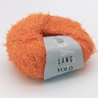 Fransengarn-apricot orange-Baumwolle+Polyamid-Lang Yarns-Volo-Strickgarn-Häkelgarn-Garn-Handarbeiten-DIY-Material Bild 2