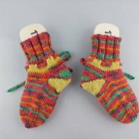 Babysocken handgestrickt, Sohlenlänge ca. 10 cm, Socken für Babys Bild 4
