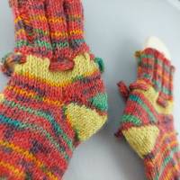 Babysocken handgestrickt, Sohlenlänge ca. 10 cm, Socken für Babys Bild 6