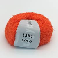 Lang Yarns-Volo-Fransengarn-orange-Baumwolle+Polyamid-Strickgarn-Häkelgarn-Handarbeiten-DIY-Material Bild 2
