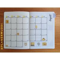 Planersticker-Set Mini Monthly (026) für dein Bullet Journal, Filofax oder individuellen Kalender Bild 2