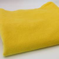 Feincord - gelb - Baumwolle - Stoffcoupon - Cord fein gerippt - Nähen - Stoffzuschnitt - DIY-Nähprojekte Bild 2