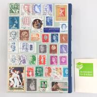 Notizbuch, Briefmarken, starke Frauen, Upcycling, DIN A5, 300 Seiten Bild 7