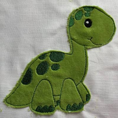 Stickdatei Doodle Dino Dinosaurier Maschinenstickerei Set 732 Applikation