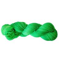 Bright Green Semisolid, Handgefärbte Sockenwolle/Tuchwolle, 4fädig, 100 g Strang Bild 2