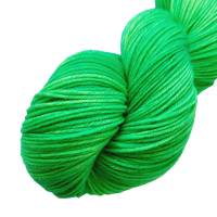 Bright Green Semisolid, Handgefärbte Sockenwolle/Tuchwolle, 4fädig, 100 g Strang Bild 3