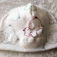 Babymütze, dünnes Mützchen, Kopfumfang 30-33 cm , Reborn Baby, Handgefertigt aus Jersey, Bekleidung für Frühchen Babys Bild 4