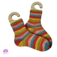 Socken, Größe 36/37, handgestrickt, Farbe: 723 Bild 1